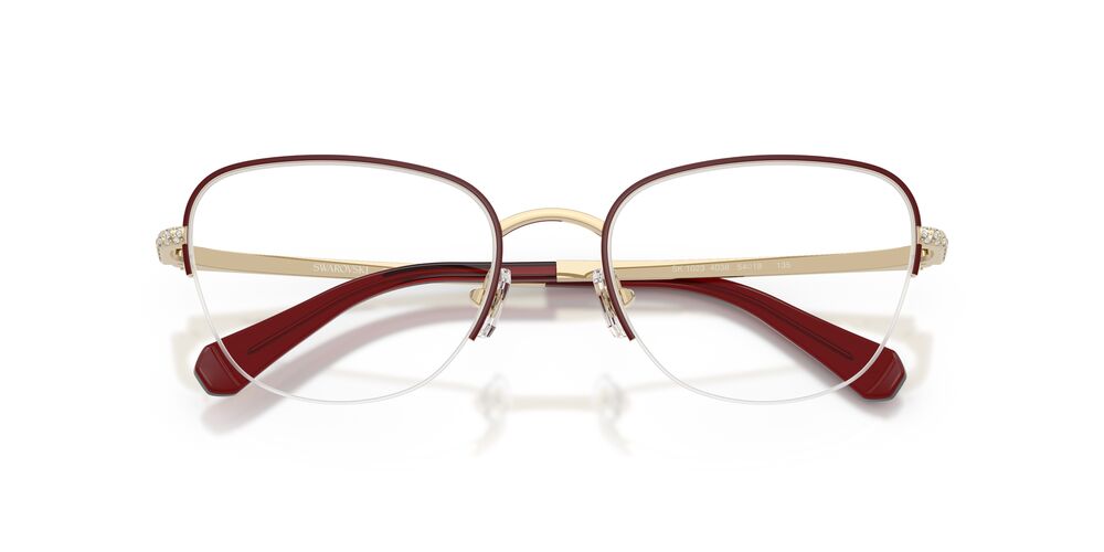 Aros Oftálmicos Swarovski Sk1023 Negro/Rojo