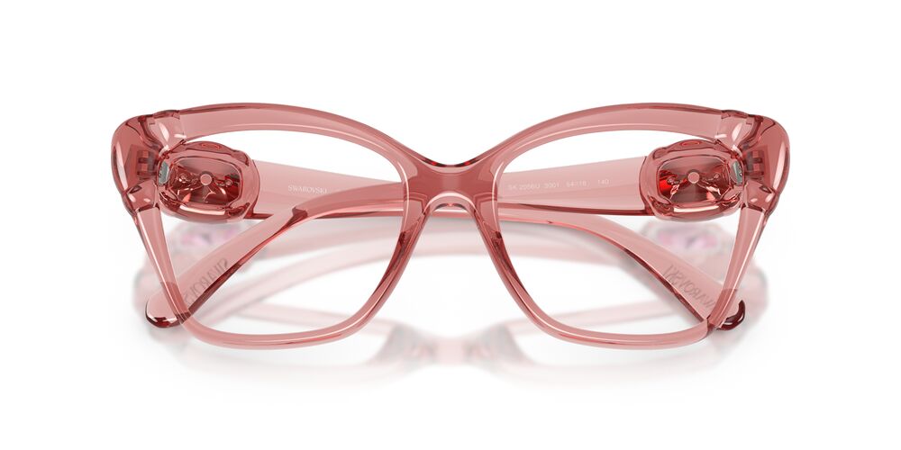Aros Oftálmicos Swarovski Sk2056U Clear Rosa