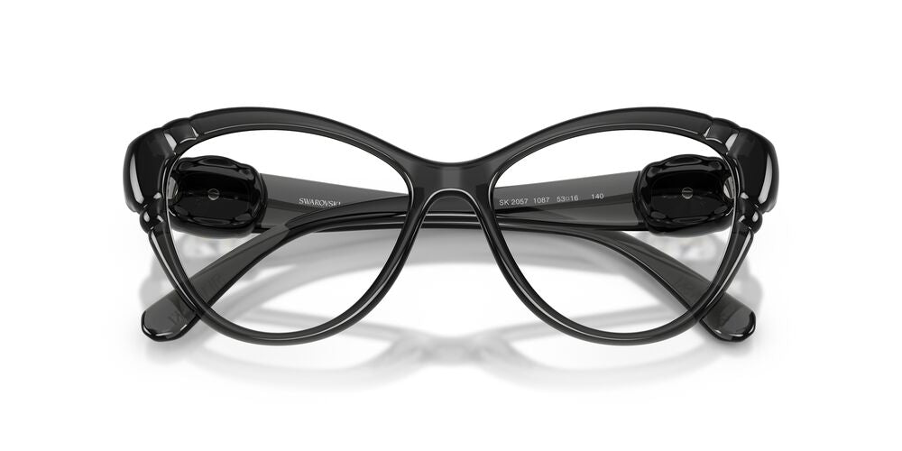 Aros Oftálmicos Swarovski Sk2057 Negro Mate