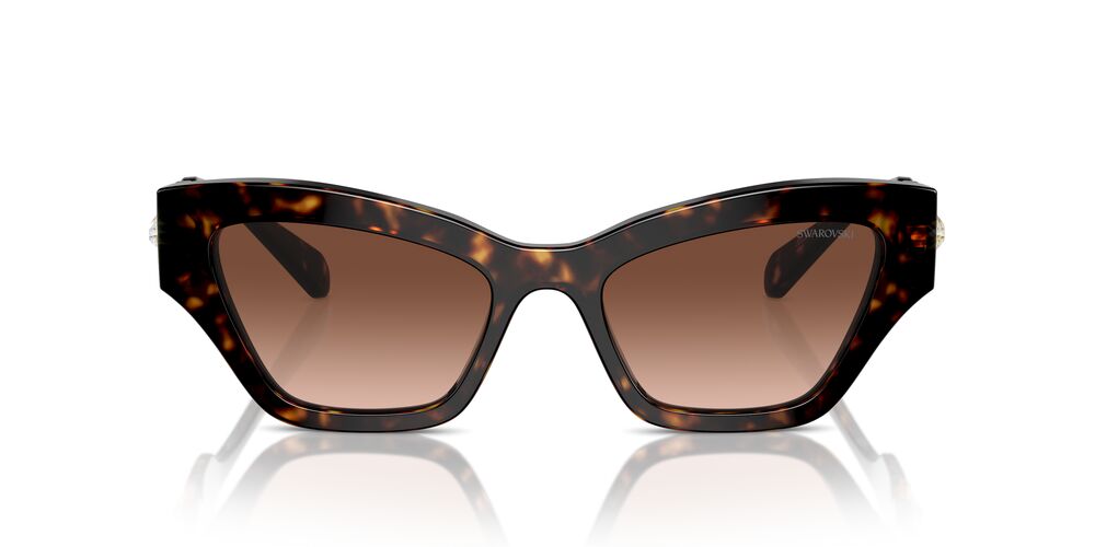 Aros De Sol Swarovski Sk6021 Havana