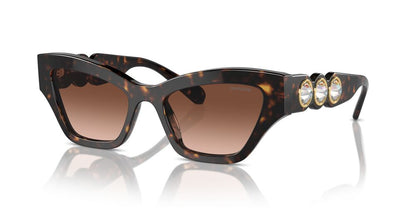 Aros De Sol Swarovski Sk6021 Havana
