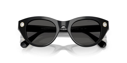 Aros De Sol Swarovski Sk6025 Black