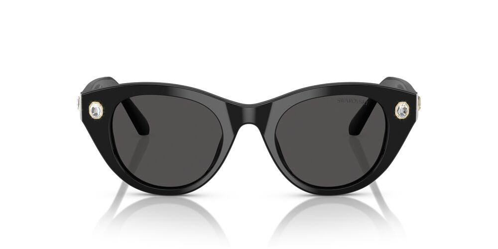Aros De Sol Swarovski Sk6025 Black
