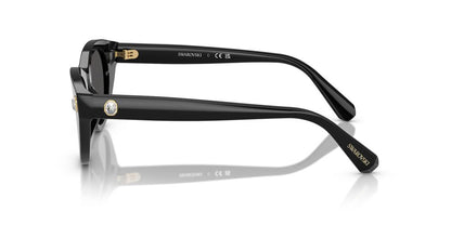 Aros De Sol Swarovski Sk6025 Black