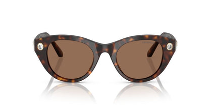 Aros De Sol Swarovski Sk6025 Havana