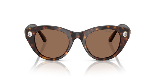 Aros De Sol Swarovski Sk6025 Havana
