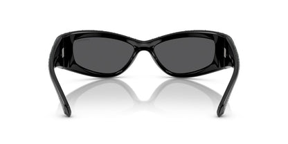 Aros De Sol Swarovski Sk6027 Black