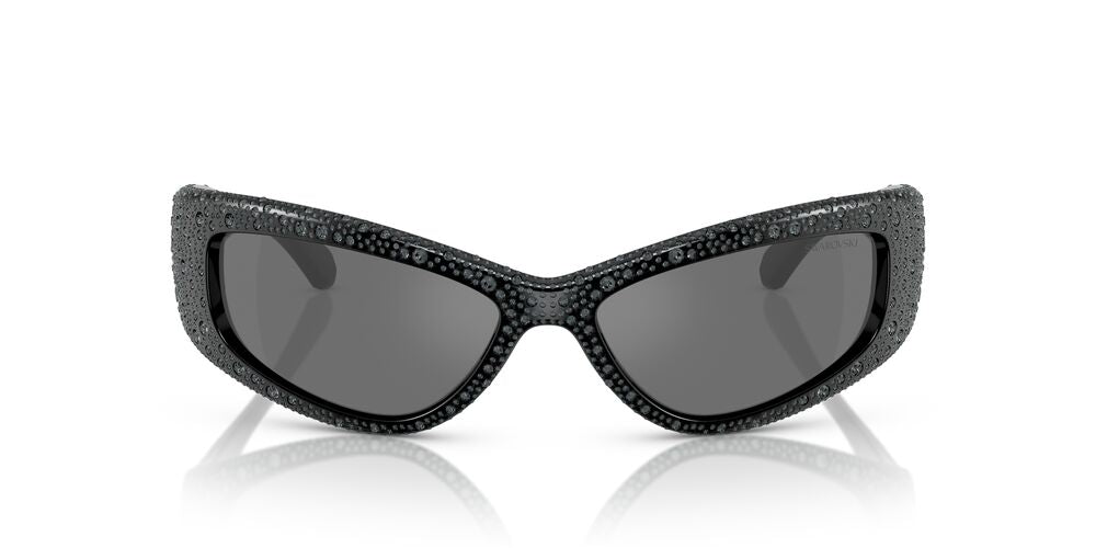 Aros De Sol Swarovski Sk6027 Black