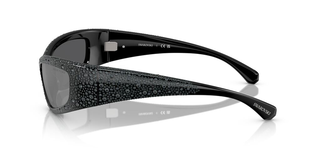 Aros De Sol Swarovski Sk6027 Black
