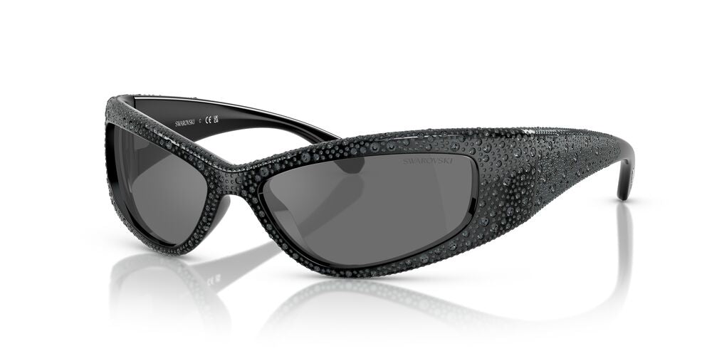 Aros De Sol Swarovski Sk6027 Black