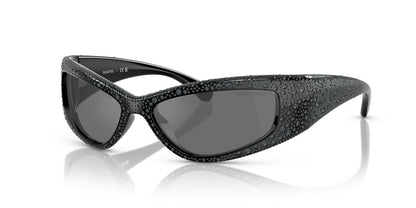 Aros De Sol Swarovski Sk6027 Black