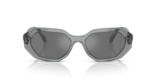 Aros De Sol Swarovski Sk6028 Transparent Dark Grey