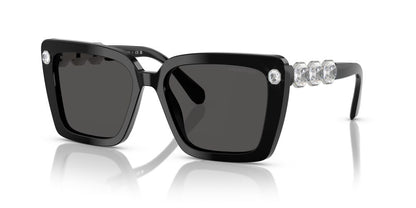 Aros De Sol Swarovski Sk6032 Black