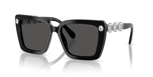 Aros De Sol Swarovski Sk6032 Black