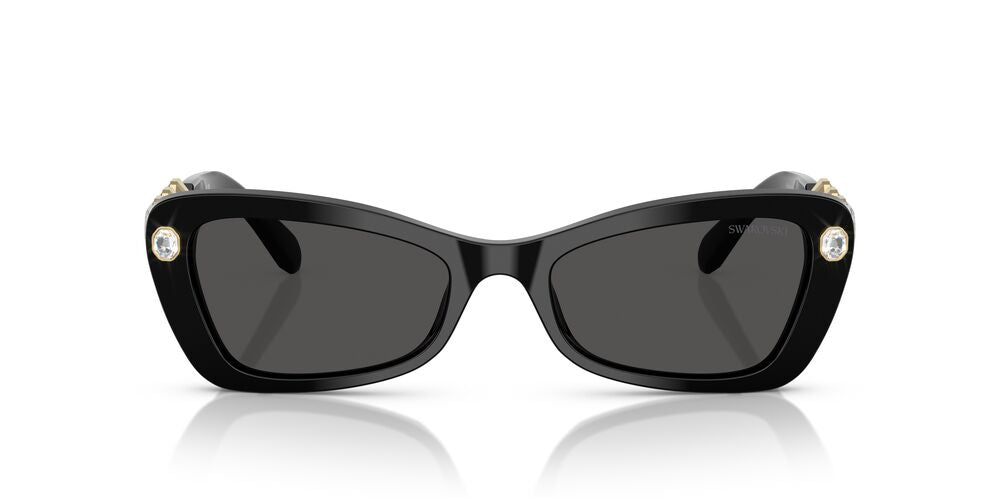 Aros De Sol Swarovski Sk6033 Black