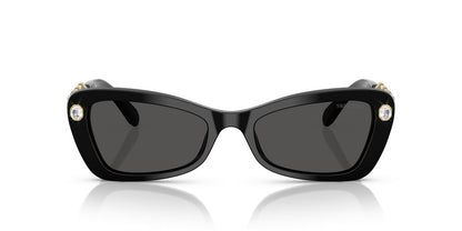 Aros De Sol Swarovski Sk6033 Black