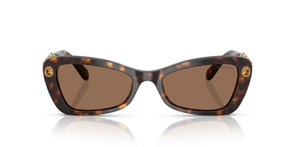 Aros De Sol Swarovski Sk6033 Havana