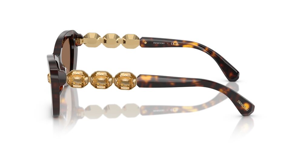 Aros De Sol Swarovski Sk6033 Havana