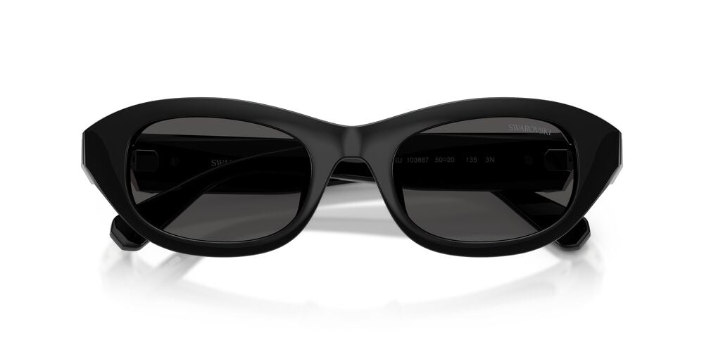 Aros De Sol Swarovski Sk6036U Black