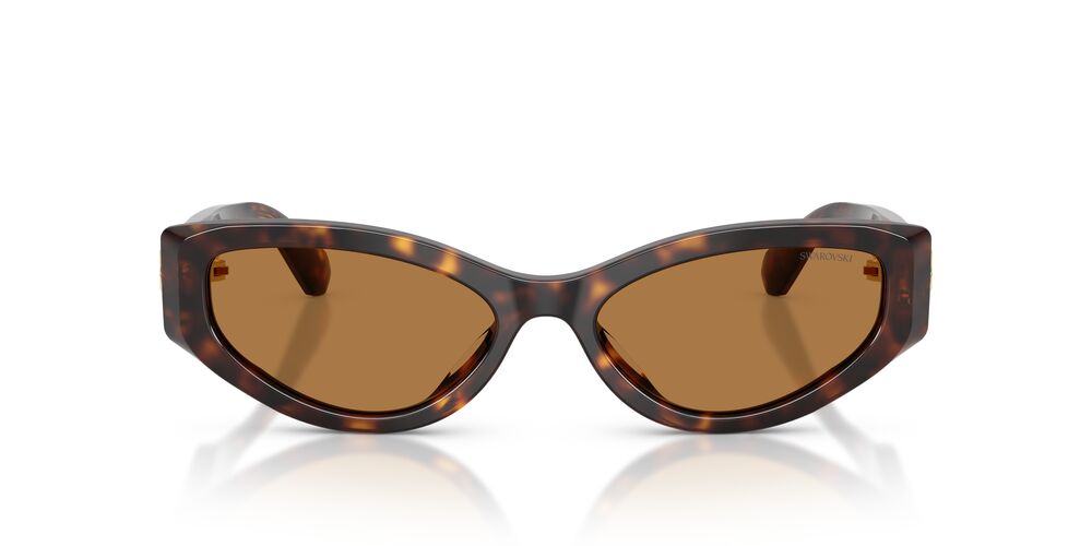 Aros De Sol Swarovski SK6045U Havana
