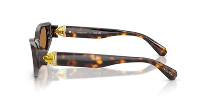 Aros De Sol Swarovski SK6045U Havana