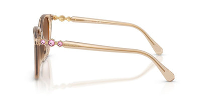 Aros De Sol Swarovski SK6053D Milky Beige