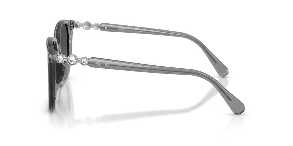 Aros De Sol Swarovski SK6053D Transparent Grey