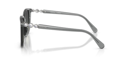 Aros De Sol Swarovski SK6053D Transparent Grey