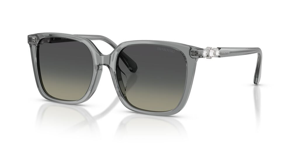 Aros De Sol Swarovski SK6053D Transparent Grey