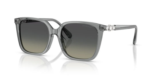 Aros De Sol Swarovski SK6053D Transparent Grey