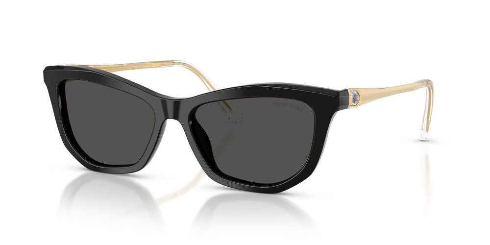 Aros De Sol Swarovski SK6057 Black
