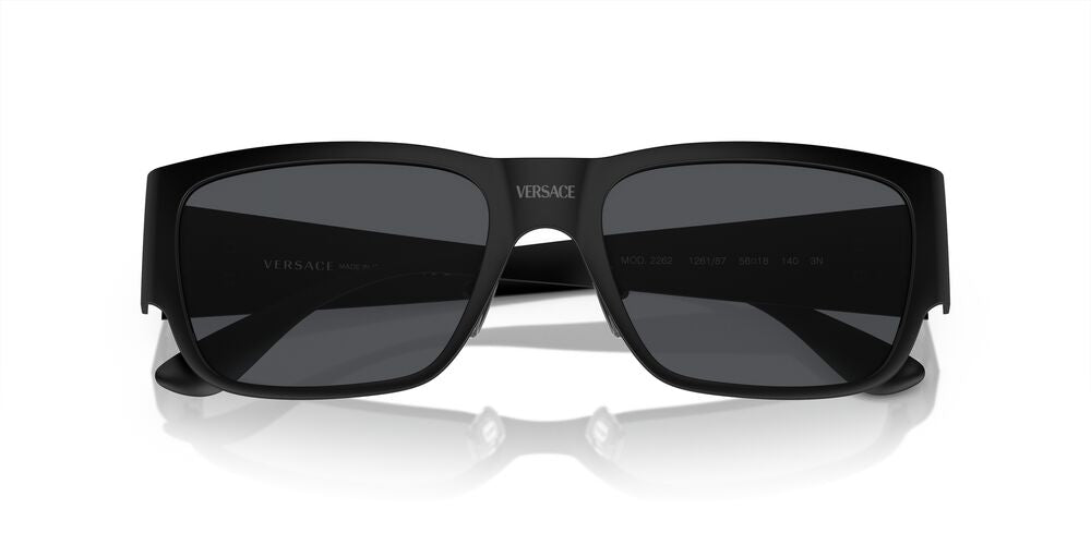 Aros De Sol Versace Ve2262 Matte Black