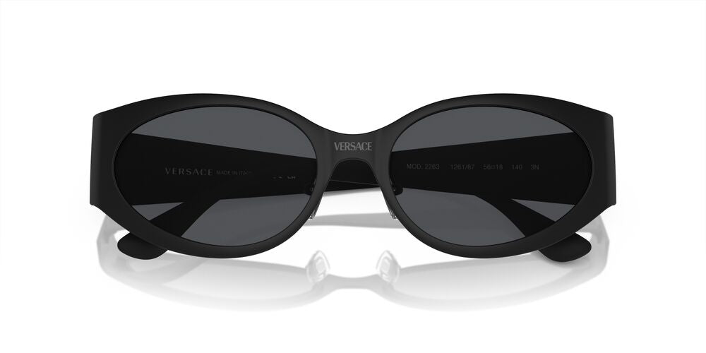 Aros De Sol Versace Ve2263 Matte Black