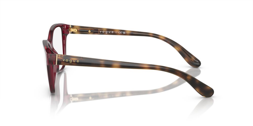Aros Oftálmicos Vogue Vo2998 Opal Oscuro Rojo