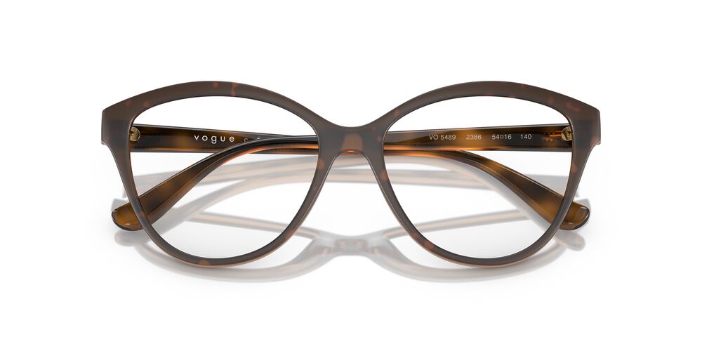 Aros Oftálmicos Vogue Vo5489 Top Havana/Clear Cafe