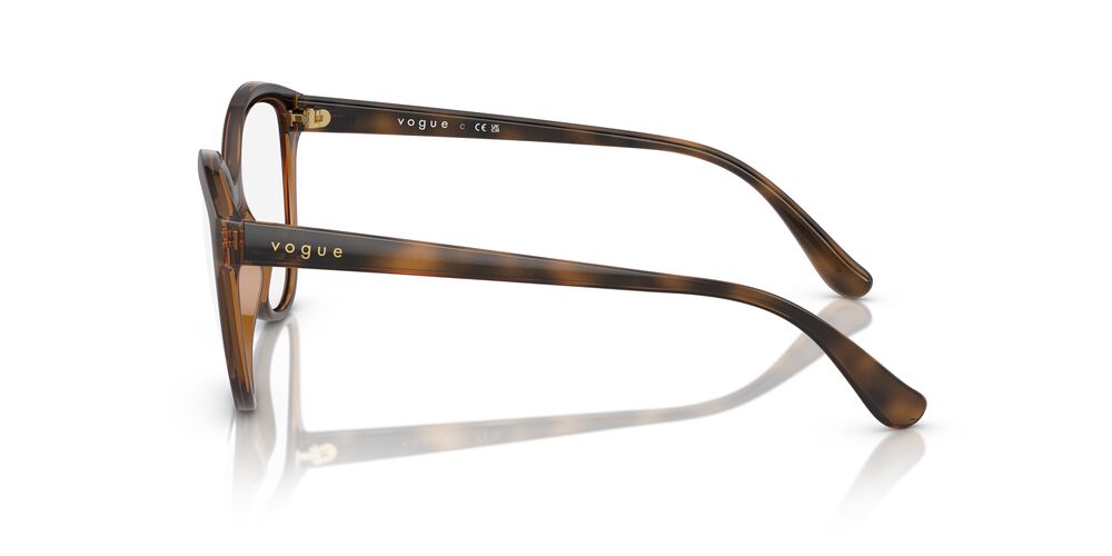 Aros Oftálmicos Vogue Vo5489 Top Havana/Clear Cafe