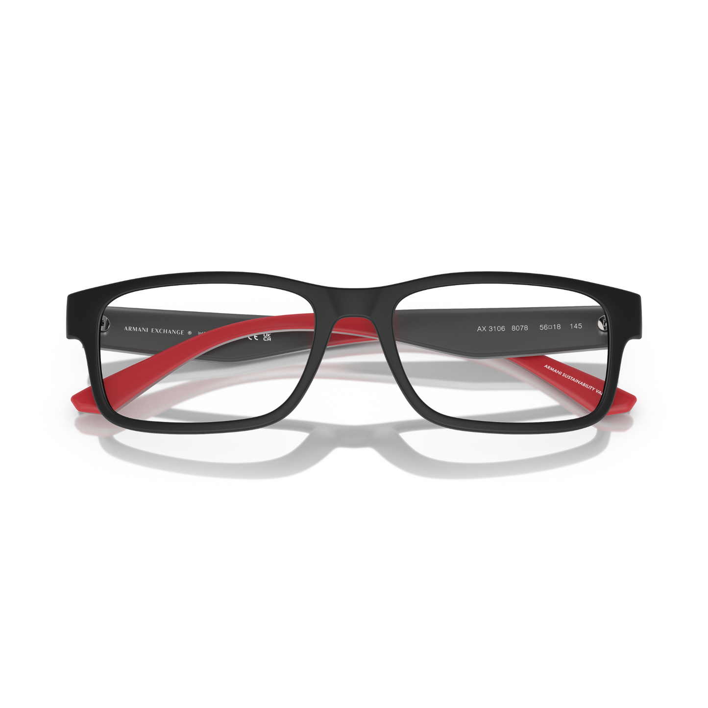 Aros Oftálmicos Armani Exchange Ax3106 Negro