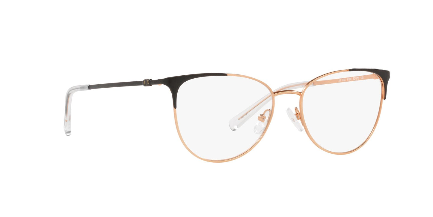 Aros Oftálmicos Armani Exchange Ax1034 Dorado/Negro
